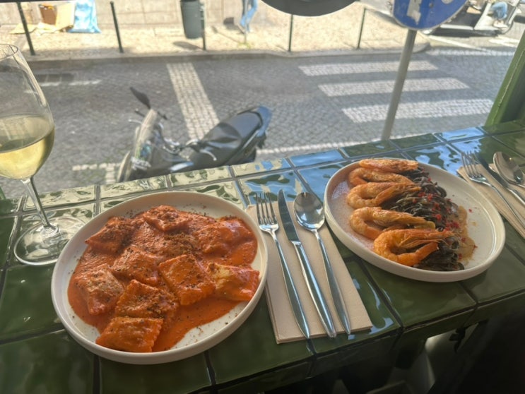 리스본 맛집 추천, 카몽이스 광장 근처 생면 파스타 Grano Pasta Fresca ....