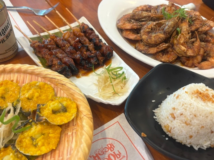세부 막탄 뉴타운 맛집 츄비츄비 블랙페퍼쉬림프 추천메뉴(카드결....