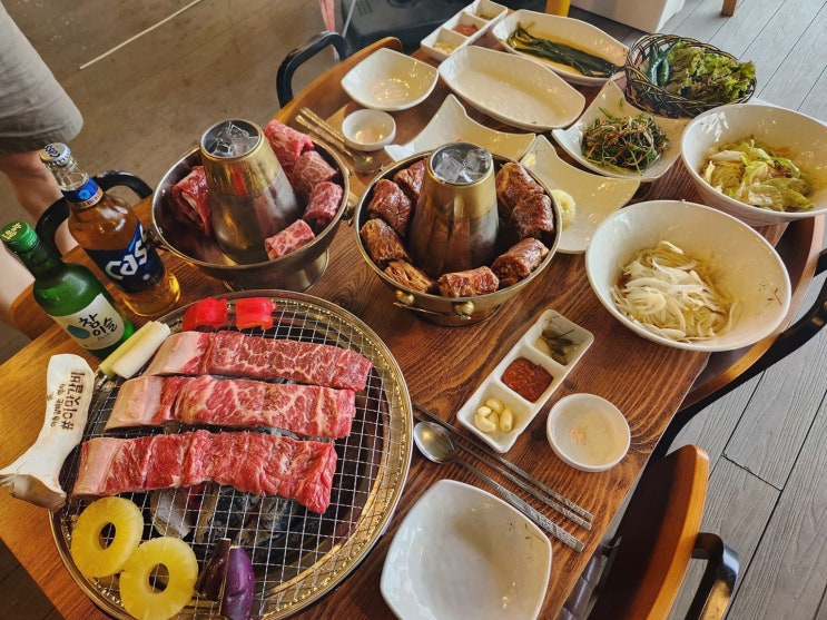 이맛갈비 포천이동갈비 휴양지 감성 야외 포토존에 반함