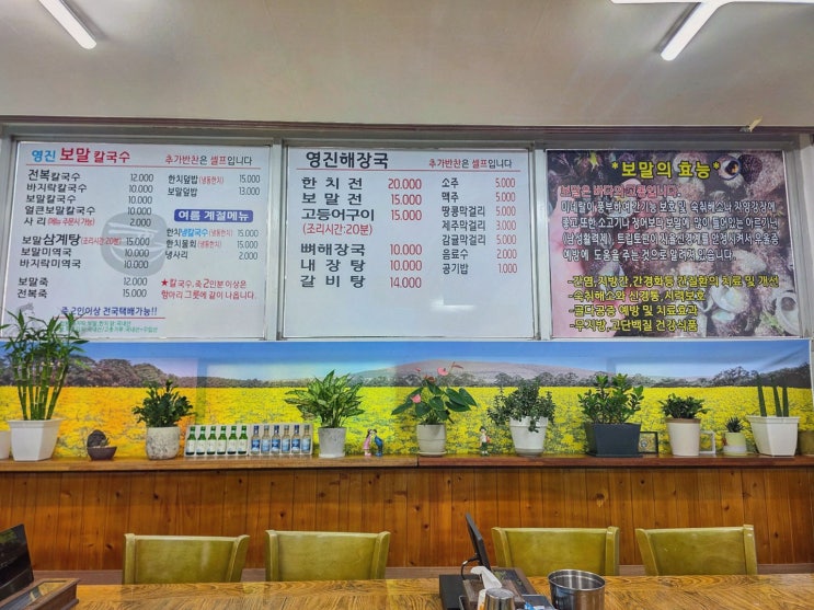 [맛집리뷰] 제주 협재 맛집 영진보말칼국수 제주협재점, 보말이 듬뿍!