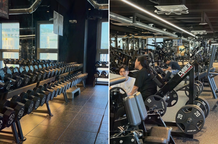 보람동 헬스장 짐프레스&필라립 소담점, 개인 샤워·유산소 25대까지