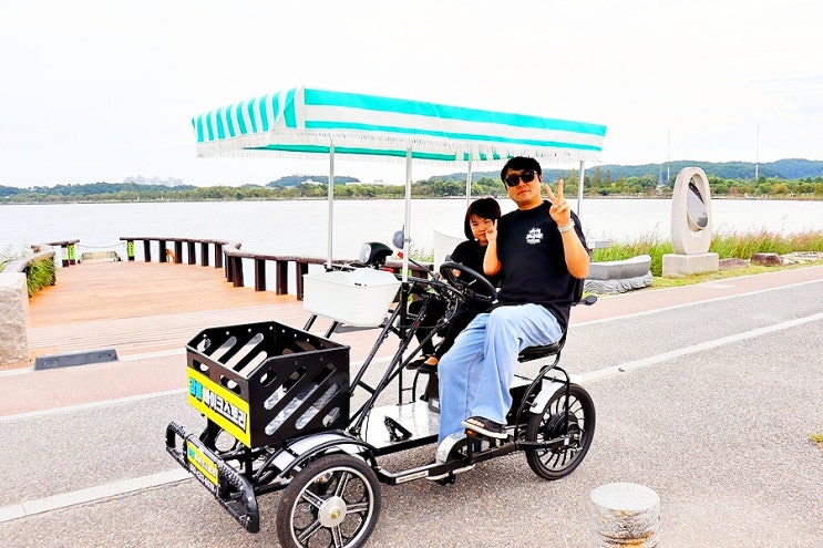 경포호 자전거 ♪ 강릉 놀거리 패밀리 전기자전거 바이크스토리