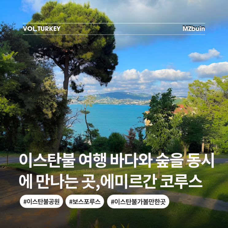 이스탄불 여행 보스포루스 바다와 숲을 동시에 만나는 곳 에미르간 ....