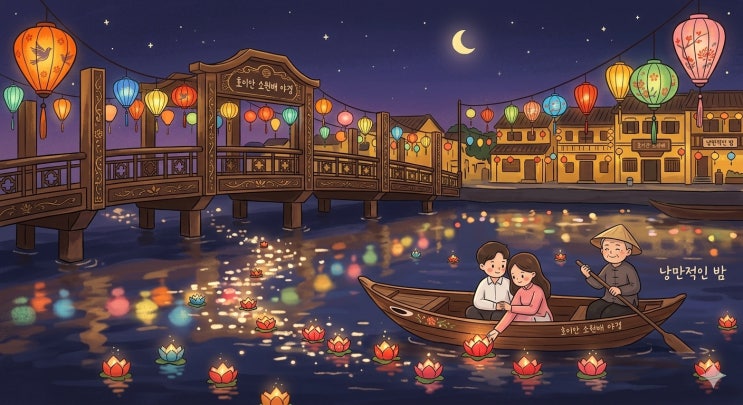 [베트남 여행] 감성 폭발! 호이안 올드타운 100% 즐기기 ✨ 투본강 소....