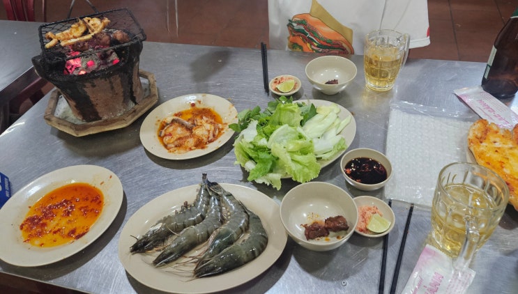 나트랑 현지인맛집 찐로컬 숯불구이 락깐(Quán Bò Nướng Lạc Cảnh)