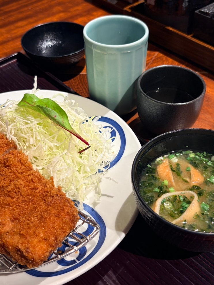 도쿄 돈까스 맛집 마이센 아오야마 본점 솔직후기 히레카츠 돈까스....