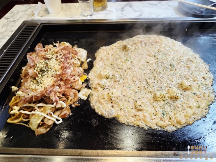 <오몬자> 신논현역 강남역거리 몬자야끼 맛집 오!몬자 도쿄 츠키시....
