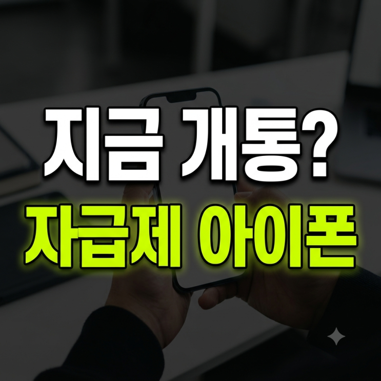 아이폰 자급제폰 개통방법유심보호서비스 해지와유심기변 총정리