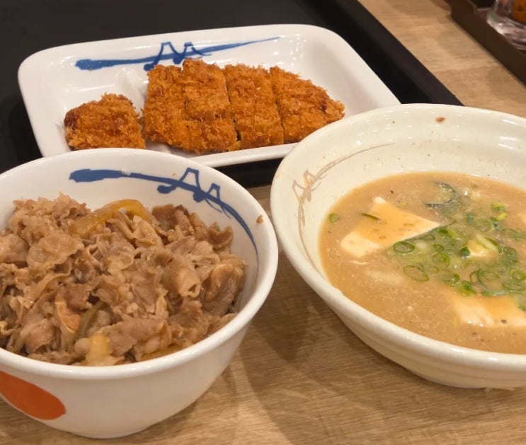 후쿠오카 하카타역 24시간 식당 마츠야 하카타에키마에점 메뉴 후기