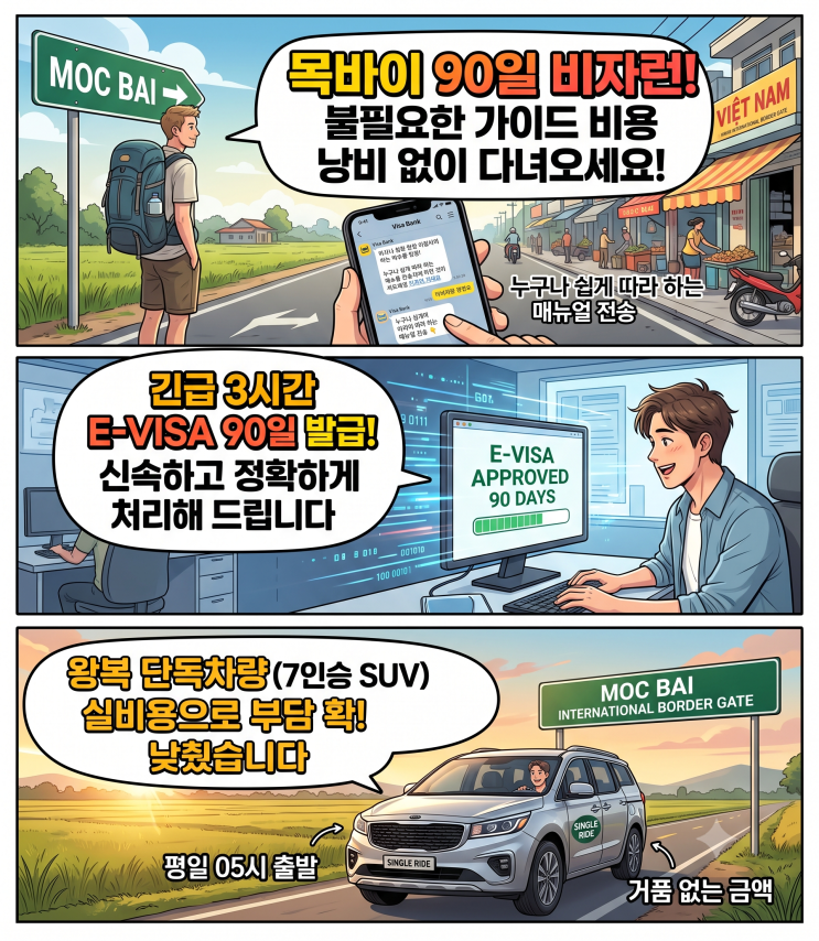 목바이 비자런 초보자도 안심하고 캄보디아 국경 넘는 상세 메뉴얼 대표 이미지