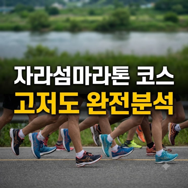 가평자라섬 마라톤 코스 고저도 분석: 종목별 입체 고도표와 기록 단축 페이스 전략