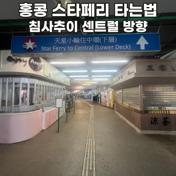 홍콩 스타페리 타는법 침사추이 센트럴 요금 시간