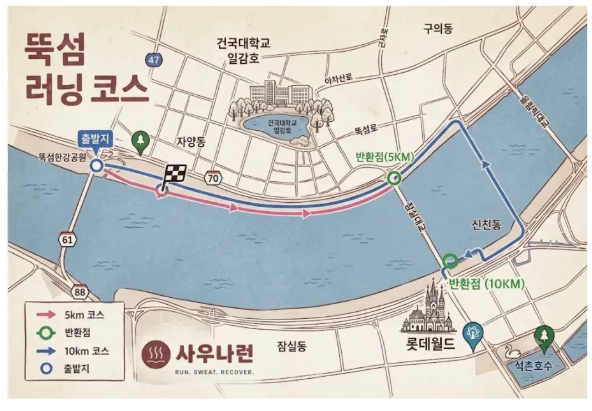 2026 사우나런 in 뚝섬한강공원 마라톤 대회 일정