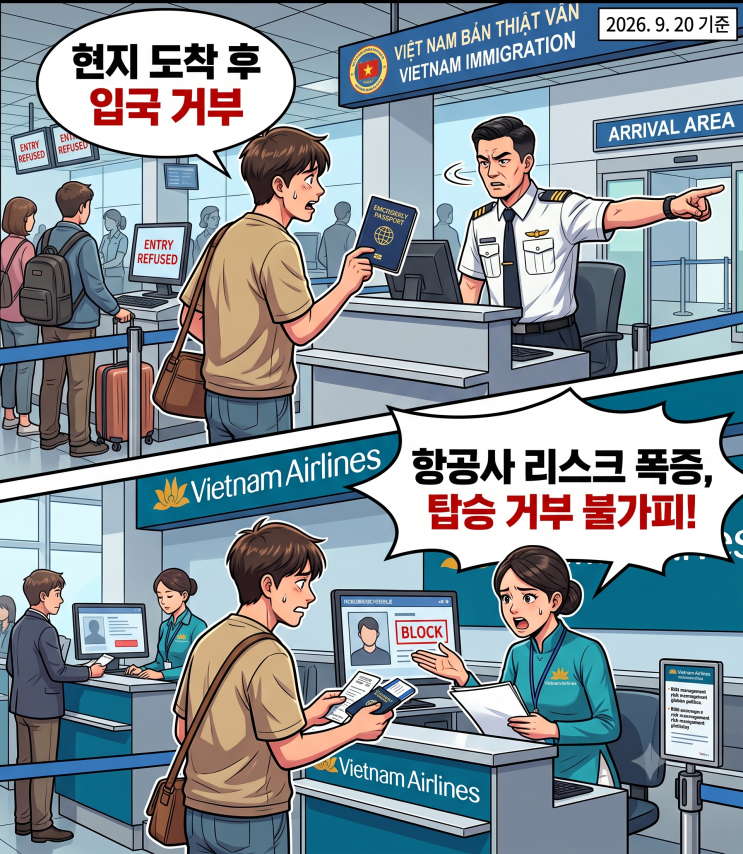 베트남 긴급 여권 입국 불가 리스크를 방지하는 유일한 방법 대표 이미지