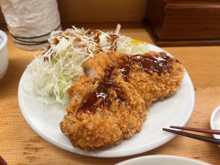 260820 도쿄 우에노 아메요코시장 가성비 돈까스 맛집 톤카츠 야마베(....