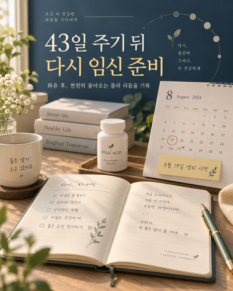 화유 후 다시 시작한 임신 준비, 배란이 늦어져 잠시 쉬어가기로 했어요 : 네이버 블로그