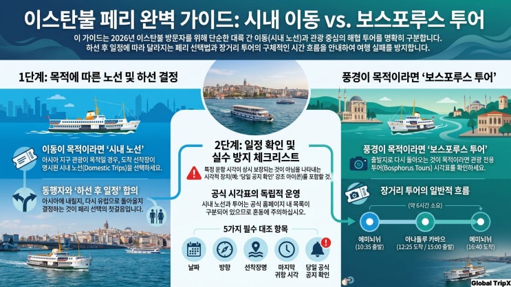 2026 이스탄불 페리 이용법｜유럽·아시아 이동과 보스포루스 투어 ....