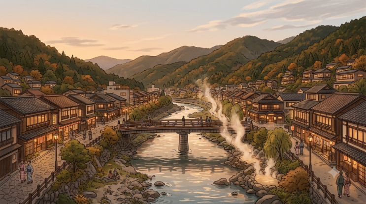 일본 100대 온천 2위 게로 온천, 피부가 미끌미끌해지는 그곳