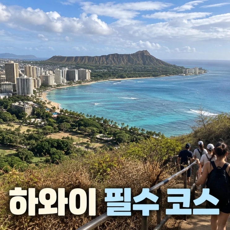 하와이 패키지 여행 코스 추천ㅣ다이아몬드 헤드, 하나우마 베이, ....