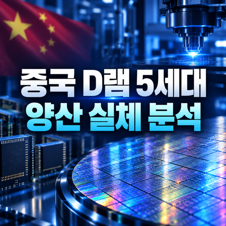 중국 D램 양산의 진짜 실체, 글로벌 반도체 판도 흔들까 중국창신메모리테크놀로지(CXMT)가 5세대 D램 공정 플랫폼 기반의 본격적인 양산에 돌입했습니다. 웨이퍼당 칩 생산량을 50% 이상 늘리고 24Gb LPDDR5X 신제품을 공개하며 글로벌메모리시장 추격에 박차를 가하고 있는데요. 범용 D램 수율은 상응하는 수준까지 올라왔으나 첨단 HBM 수율과 장비 규제...