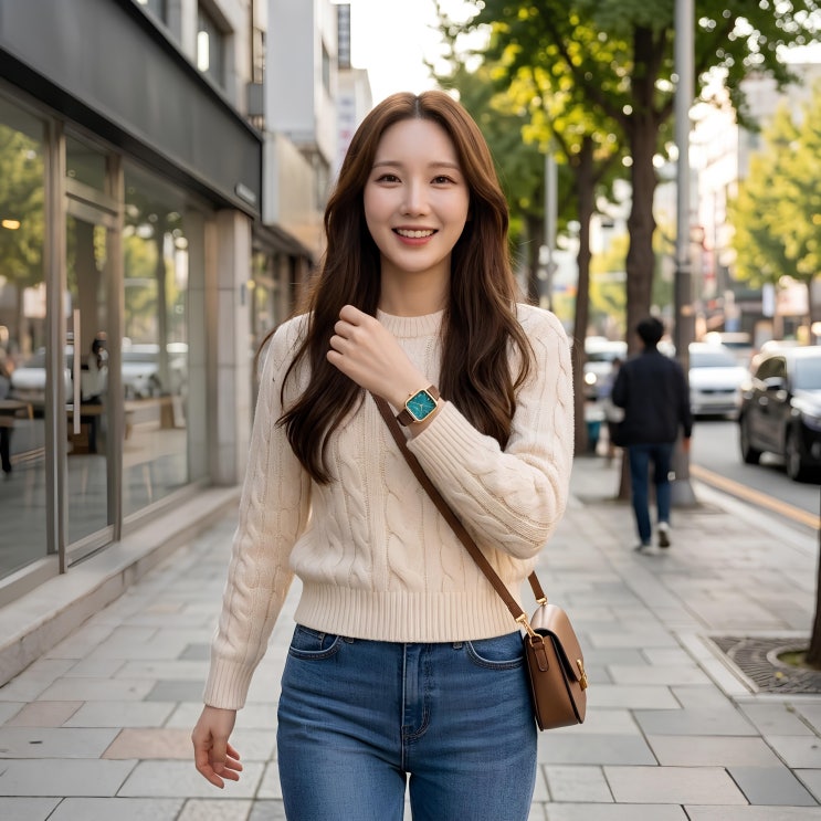 럼튼 자개 시계 하버 여성 가죽 손목 시계 데일리 워치 추천 : 네이버 블로그