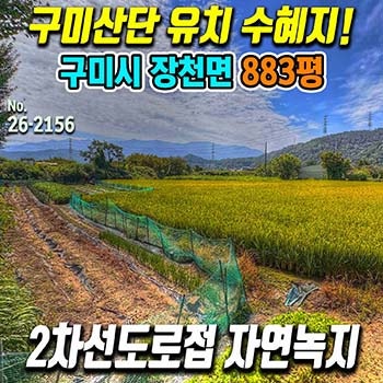 구미시 장천면 상장리 토지매매 2차선접한 자연녹지 883평 창고·근생 추천 : 네이버 블로그
