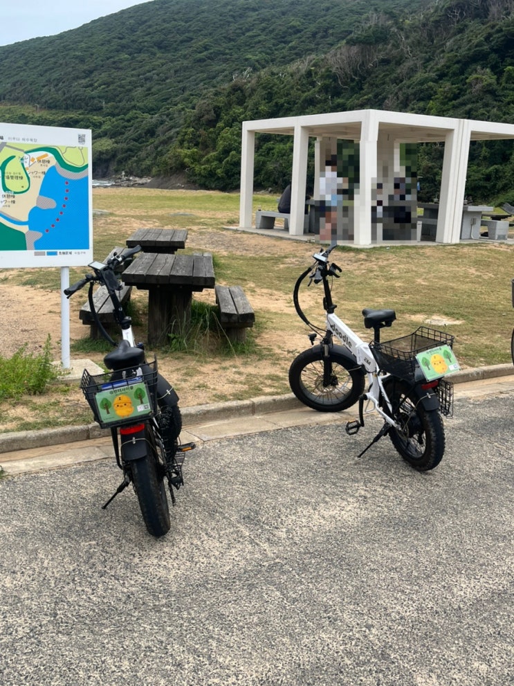 대마도 전기자전거 예약 히타카츠 2시간 코스 미우다해변 추천