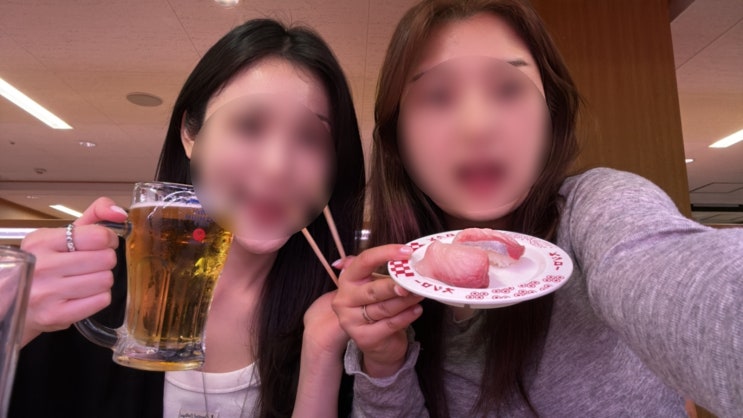 도쿄 3박4일 1일차 파라타항공 우에노역 긴자 하브스 스시로 유라쿠....