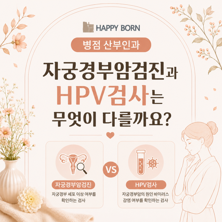 병점산부인과, 자궁경부암검진과 HPV검사 차이는? : 네이버 블로그