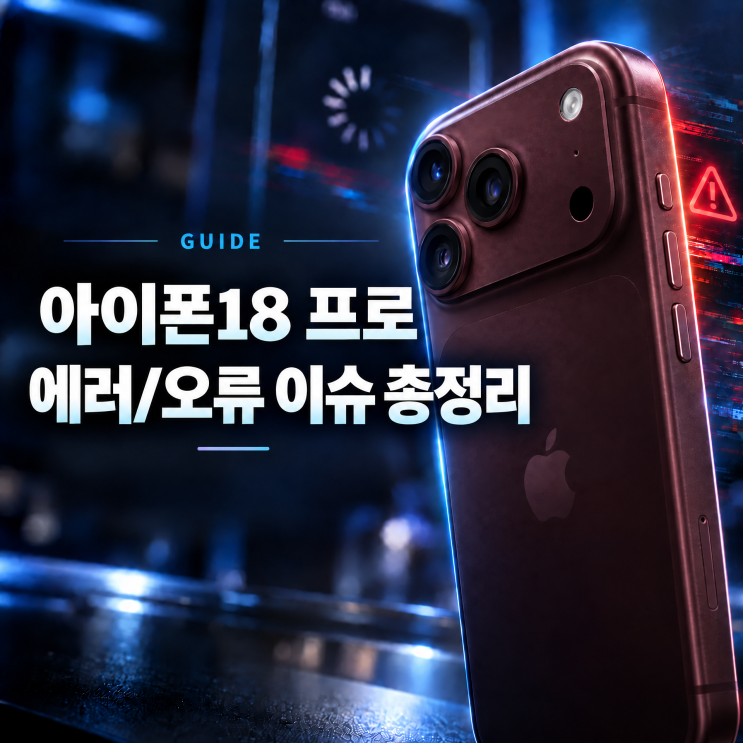 공통,강제재시동 설계 특성 가변 조리개 별 모양, 시계 옆 흐림 결함 아님 절차 제한 배송 준비 배터리 제한, 수리 후 카메라 제한 결함 아님 02.패닉풀재부팅part.1 가장 많이 보도된 에러 가장 많이 보도된 건아이폰18 프로재부팅... 영어판은 9월17일, 한국어판은 9월 20일 날짜로 올라와 있어요.아이폰18 프로 Face ID 오류엔 사생활 보호 필름을 떼고, 짙은...