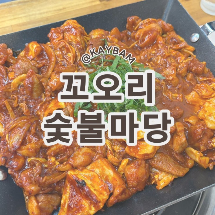 금호동 맛집 닭오리 전문점 꼬오리숯불마당 : 네이버 블로그