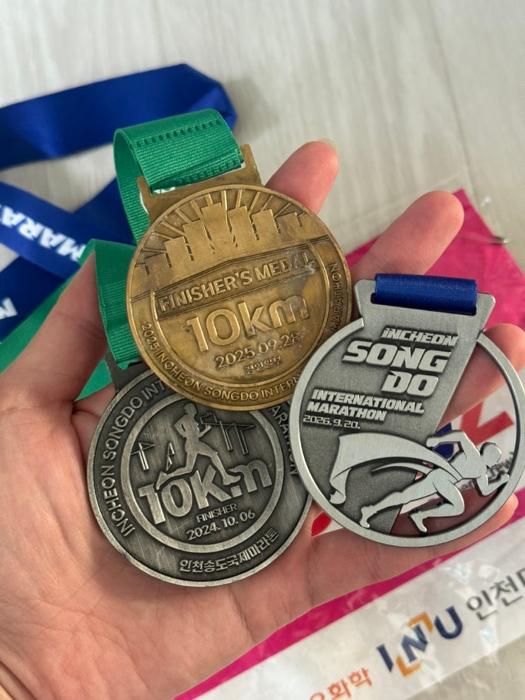 월 마일리지 60km의 첫하프 후기 2026 인천송도국제마라톤