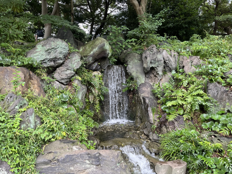 [일본] 도쿄 고쿄 히가시교엔 : 니노마루 정원 (二の丸庭園)의 연못....