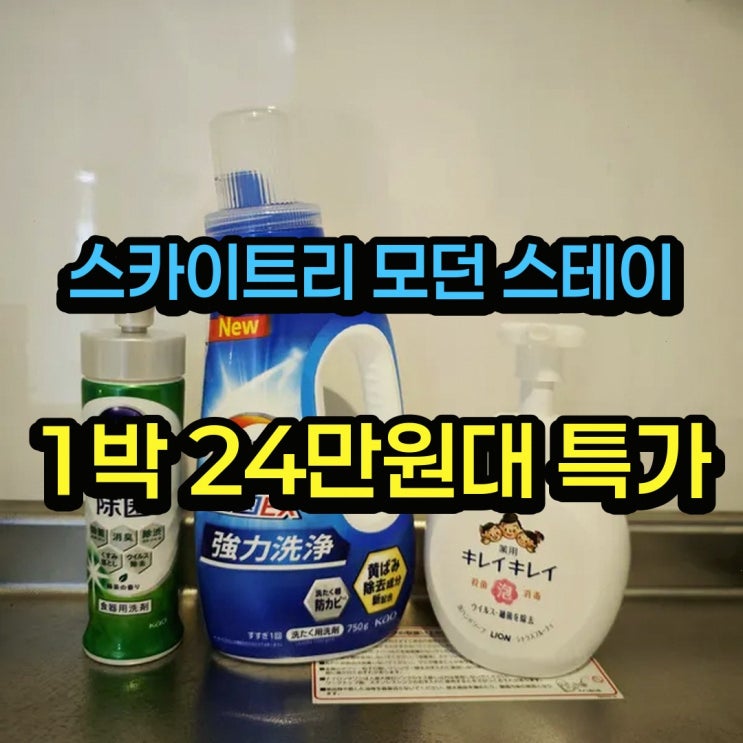 도쿄 스카이트리 모던 스테이 가격, 예약 전 확인 사항 살펴보기