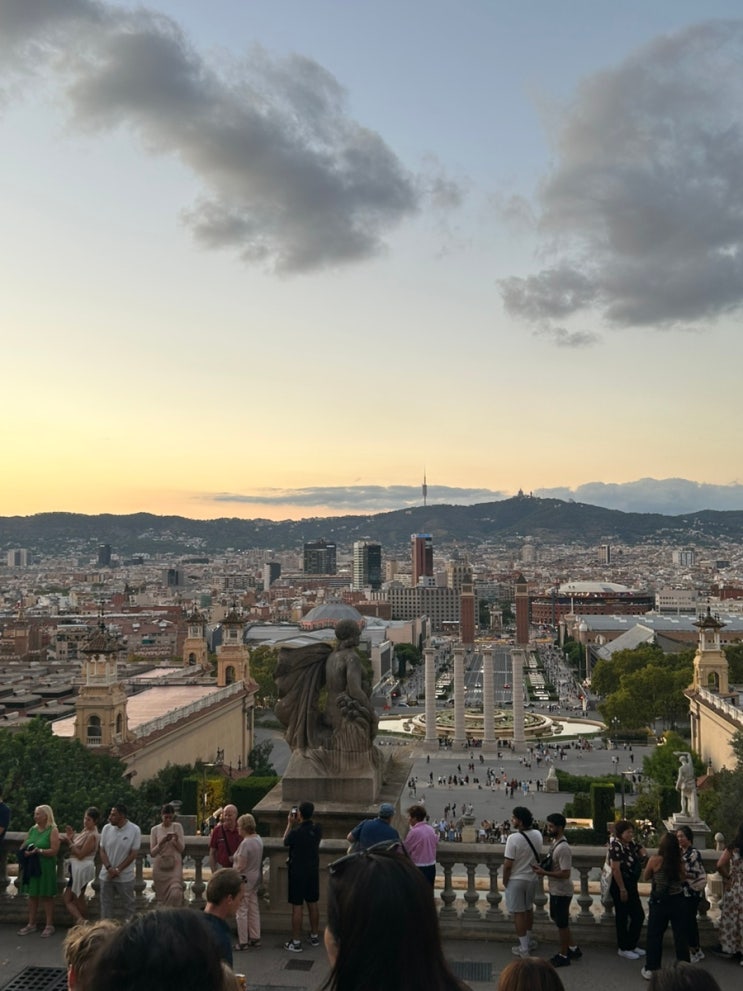 BCN 카탈루냐 미술관과 몬주익 분수쇼