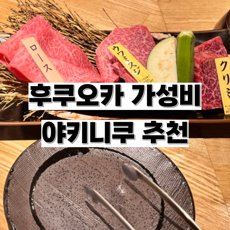 후쿠오카 텐진 맛집 야키니쿠 아카탄 2500엔 가성비 맛있게 즐기는 ....