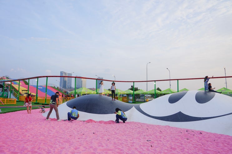 세부 아이와 놀거리 세부 SM 시사이드 시티 몰 앞 펀파크 Fun park 위치....
