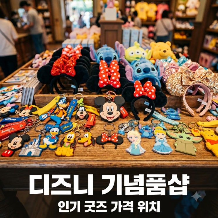 도쿄 디즈니랜드 기념품샵 추천 굿즈 위치 가격 정리