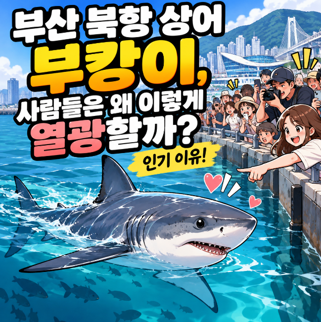 부산 북항 상어부캉이, 사람들은 왜 이렇게 열광할까? 인기 이유