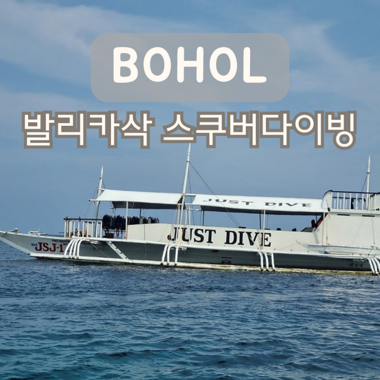 보홀 저스트다이브 스쿠버 펀다이빙 투어 발리카삭 돌조비치A존