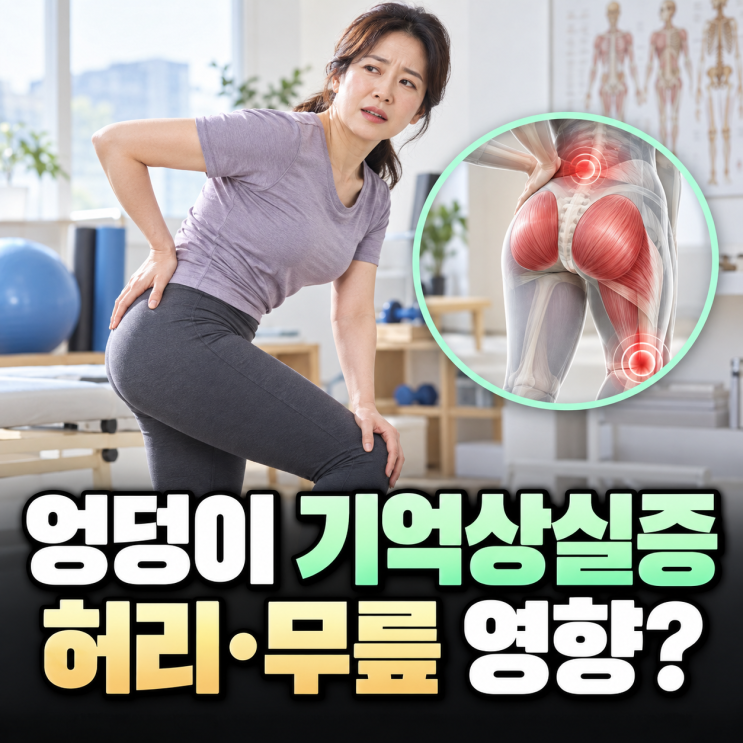 엉덩이 기억상실증 증상과 원인, 허리·무릎 통증도 관련 있을까? : 네이버 블로그