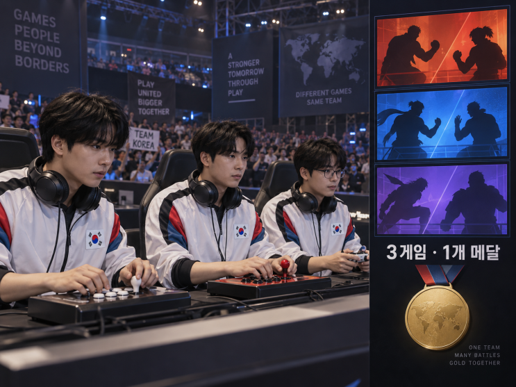 2026 아시안게임 대전격투 대표팀 핵심 구성 선수 담당 게임 대표 별칭 이번 종목 역할 연제길스트리트 파이터6 DakCorgi 게임별 대표 선수 배재민 철권 8 무릎 게임별 대표 선수 이광노 더 킹 오브파이터즈 XV MadKof 게임별 대표 선수 이번 대전격투금메달을 이해할 때는 단순히 ‘철권에서 이겼다’거나 ‘스트리트 파이터에서 우승했다’고 보면 실제 경기 방식과...
