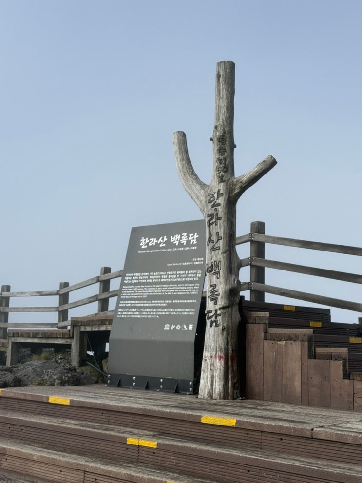 [제주]한라산 성판악 코스 백록담 사라오름