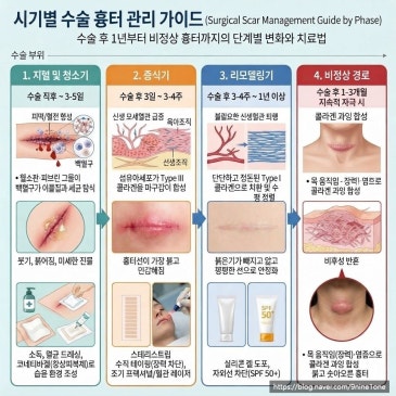 갑상선 수술 후 흉터 관리법은?초기관리부터 남은 흉터,레이저치료까지 완벽가이드