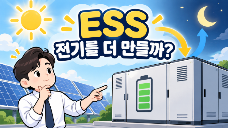전력망 대책에 ESS가 나온 이유, 전기를 더 만드는 장치일까요? : 네이버 블로그