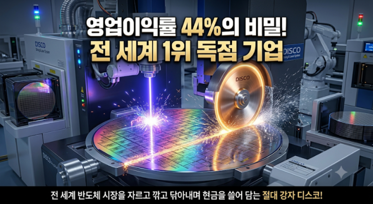 AI 반도체 HBM 시대의 숨겨진 진정한 승자! 영업이익률 44% 일본 주식 디스코(6146) 완벽 분석 🚀 : 네이버 블로그