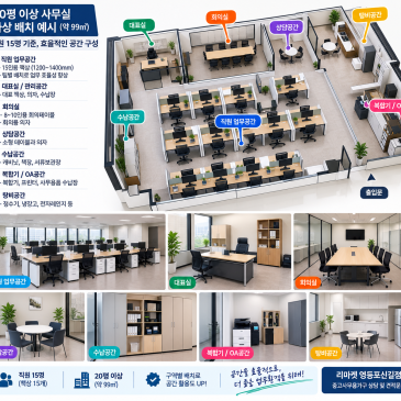 10회｜30평 이상 사무실, 처음부터 이렇게 배치하세요