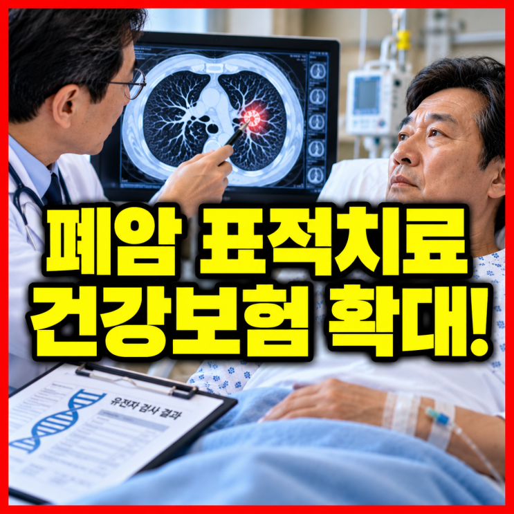 “10월부터 치료비 달라집니다” 폐암 표적치료 건강보험 확대, 누가 해당될까? : 네이버 블로그