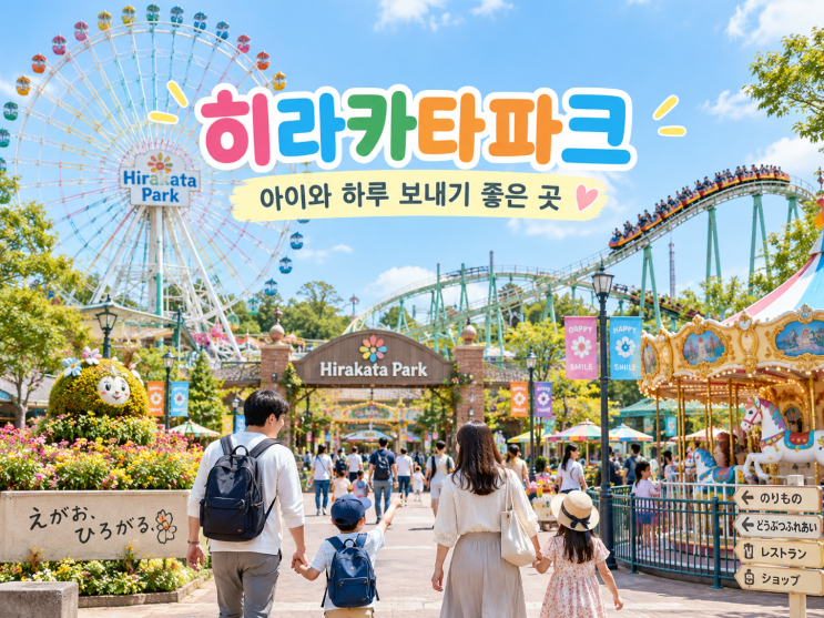 히라카타파크, 아이와 하루 보내기 좋을까? 입장료·놀이기구·가는법 : 네이버 블로그