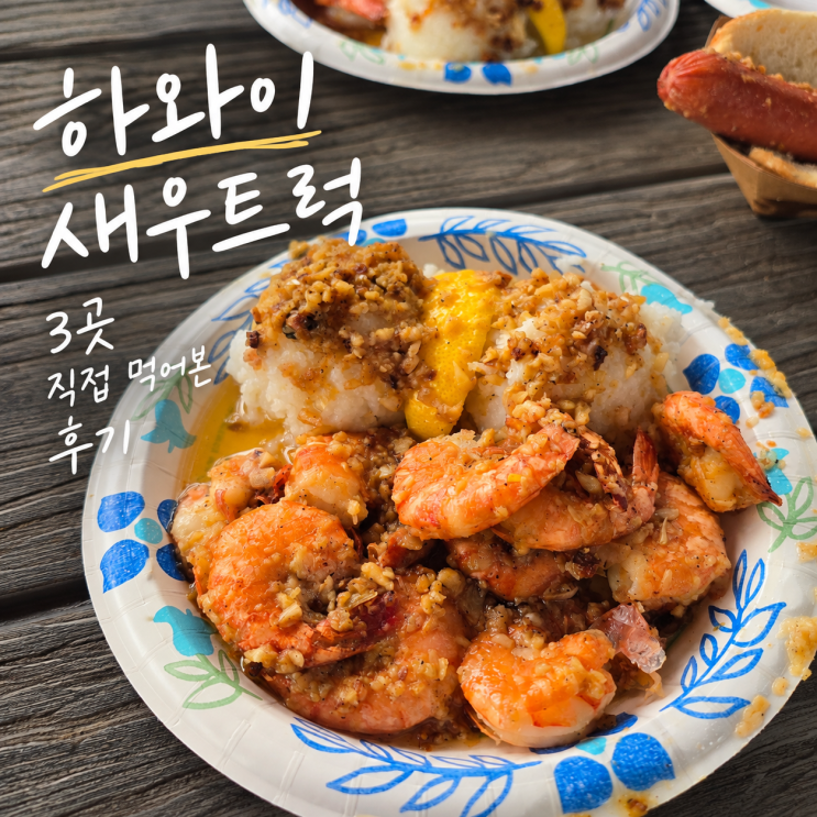 하와이 새우트럭 3곳 비교｜지오반니·카후쿠·와이키키 직접 먹어....